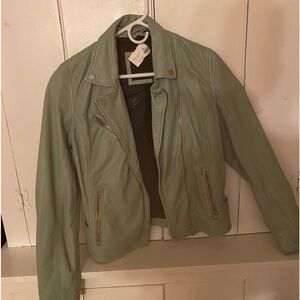 NWT Mauritius Leather Jacket